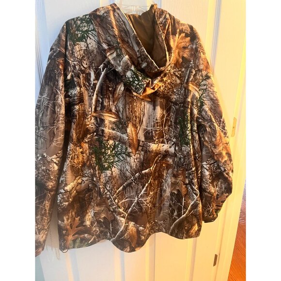RealTree Mens Camouflage Outdoor hunting Full Zip Work wear Jacket Sz Large - Picture 5 of 8